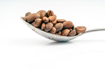 Coffee with close up view.