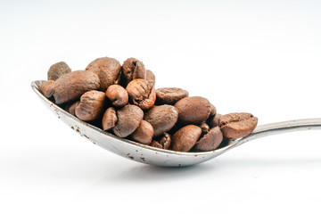 Coffee with close up view.