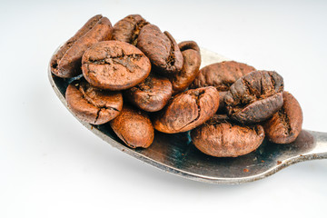 Coffee with close up view.