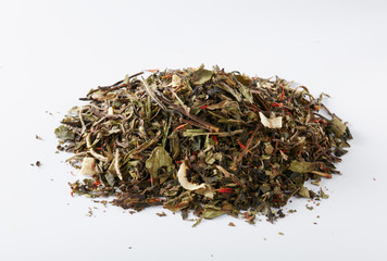 Tea on white background
