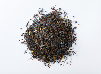 Tea isolated on a white background, European tea