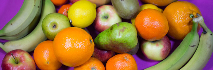 Früchte, Früchtemix , verschiedene Früchte bunt durcheinander