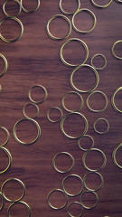 3d render. Abstract wallpaper with a simple geometric shape and the main elements