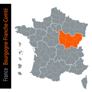 Les régions de France / Région Bourgogne-Franche-Comté