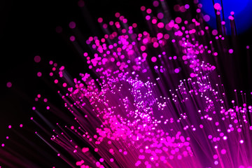 Abstract high-tech fiber optic background