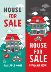 House for sale banner concept