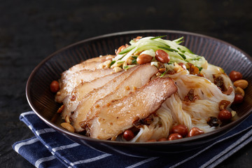 Chinese cuisine, pork barbecued rice noodle
