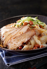 Chinese cuisine, pork barbecued rice noodle
