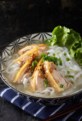 Chinese food, chicken rice noodle