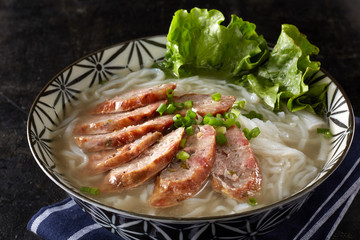Chinese food, sausage rice noodle
