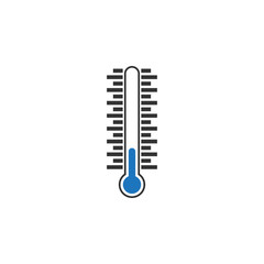 Thermometer icon graphic design template vector