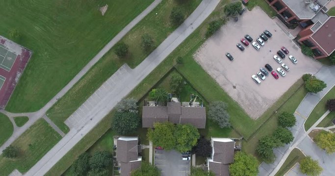 Flying Straight Up Over Townhouse Complex 002
