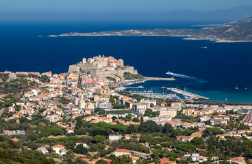 Fototapeta premium Bay of Calvi (Corsica) - overview