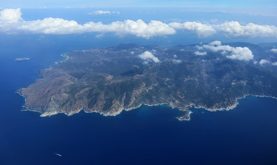 Flight over Cap Corse (Corsica)