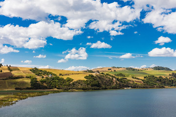 Fototapeta premium Laguna de Tota Lake Boyaca in Colombia South America