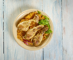 Baked Chicken Jollof Rice