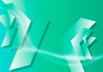 Abstract technology web header banner