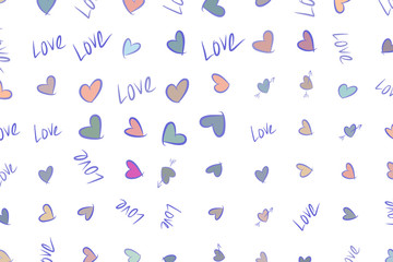 Background abstract love for valentine day, celebrations or anniversary, hand drawn for design, graphic resource.