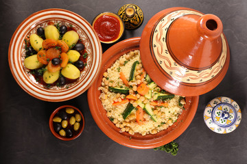 arabian food assortment