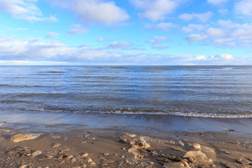 Frozen sea, winter at the Baltic Sea, Europe