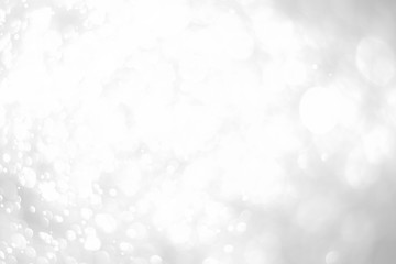 abstract white background with blur soft bokeh light effect