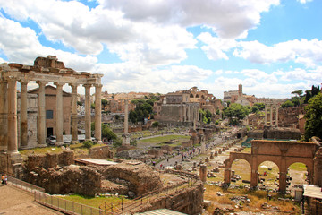 Fototapeta na wymiar Forum Romanum, Rome