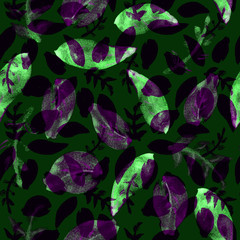 Watercolor floral pattern, delicate flowers. Seamless summer print for fabric, textile, wrapping, wallpaper, background. Vintage botanical set. Wedding, holiday, birthday. Bright botanical colllection