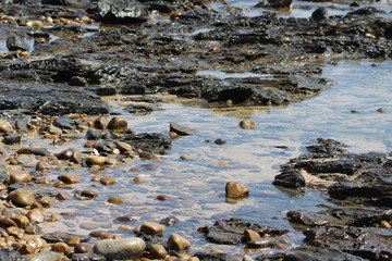 stones in water