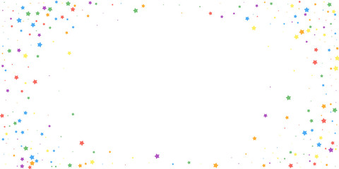 Festive confetti. Celebration stars. Joyous stars 