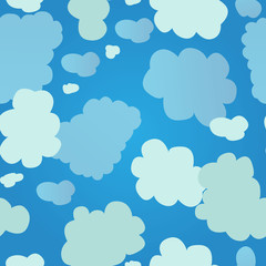  vector illustration clouds pattern