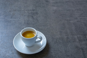 Espresso Tasse Kaffee in der Küche Gastronomie Café Bistro 