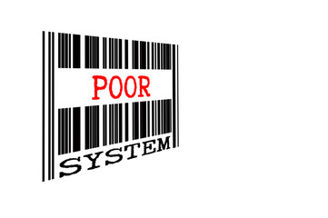 Conceptual text on bar code.