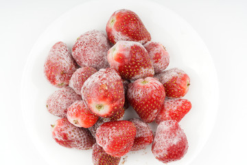Frozen strawberries