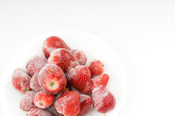 Frozen strawberries