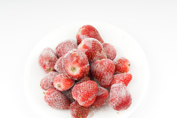 Frozen strawberries