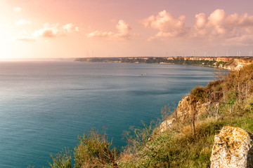 Famous cliff in Balgarevo in Bulgaria