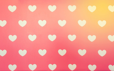 romantic wallpaper with hearts texture background pink. valentines concept