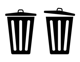 trash vector icons