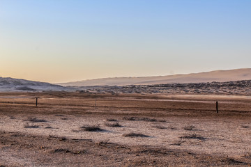 landscape in desert