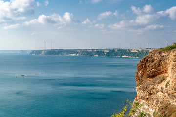 Famous cliff in Balgarevo in Bulgaria