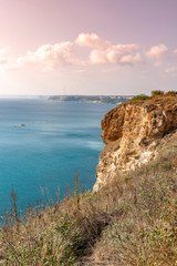 Famous cliff in Balgarevo in Bulgaria