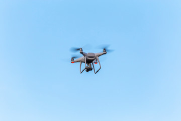 Quadcopter in the sky