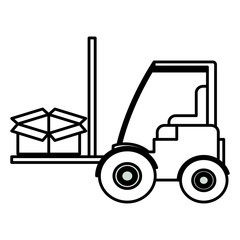 Lift truck icon