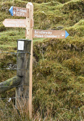 New footpath sign