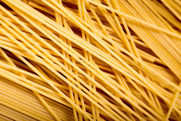 uncooked spaghetti noodles