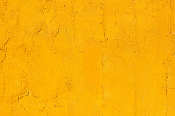 Yellow concrete wall texture for background - Image
