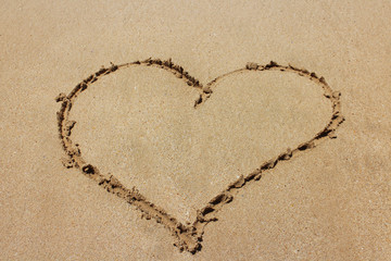 valentines day on the beach