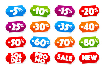 Etiquettes réduction