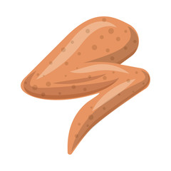 Vector illustration of meat and ham icon. Set of meat and cooking stock vector illustration.