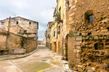 Narrow streets of Monblanc